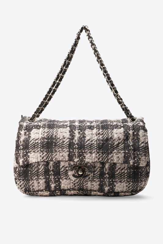Chanel Tweed Print Nylon Flap Bag 2013–2014