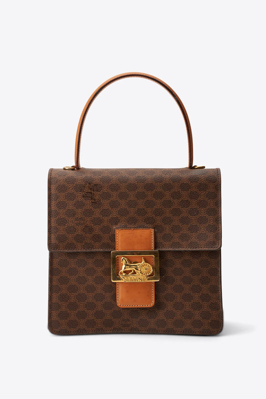 Vintage Celine Macadam Top Handle Bag