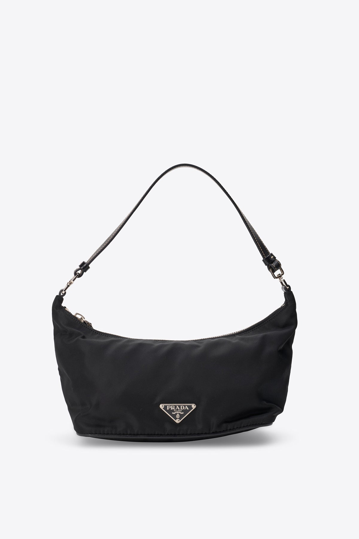 Vintage Prada Black Nylon Shoulder Bag