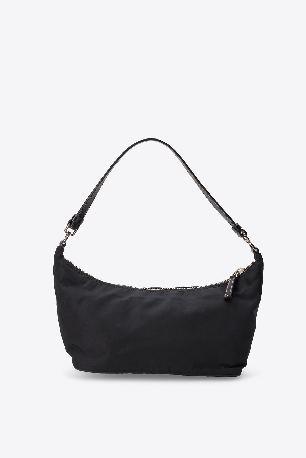 Vintage Prada Black Nylon Shoulder Bag