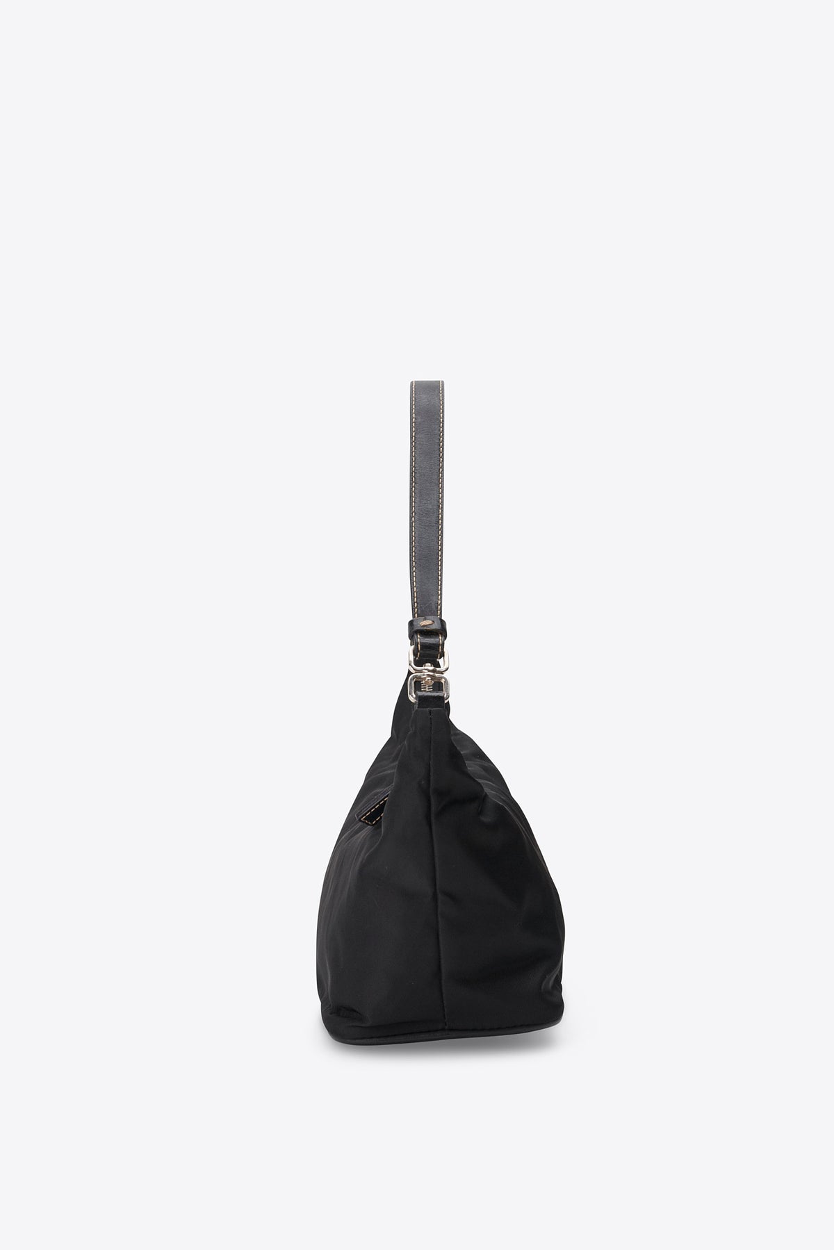 Vintage Prada Black Nylon Shoulder Bag