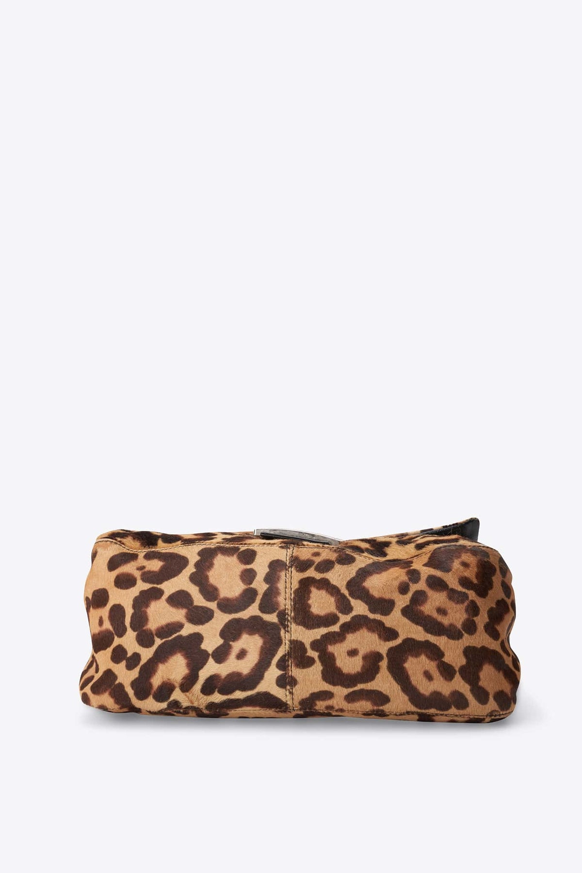 Vintage Fendi Mamma Baguette in Leopard Print Calf Hair