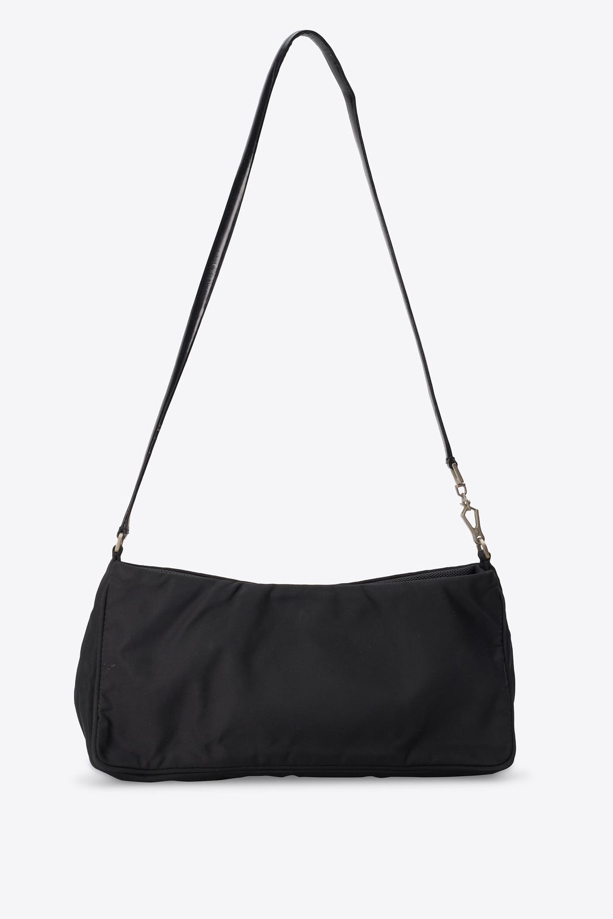 Vintage Prada Black Nylon Shoulder Bag