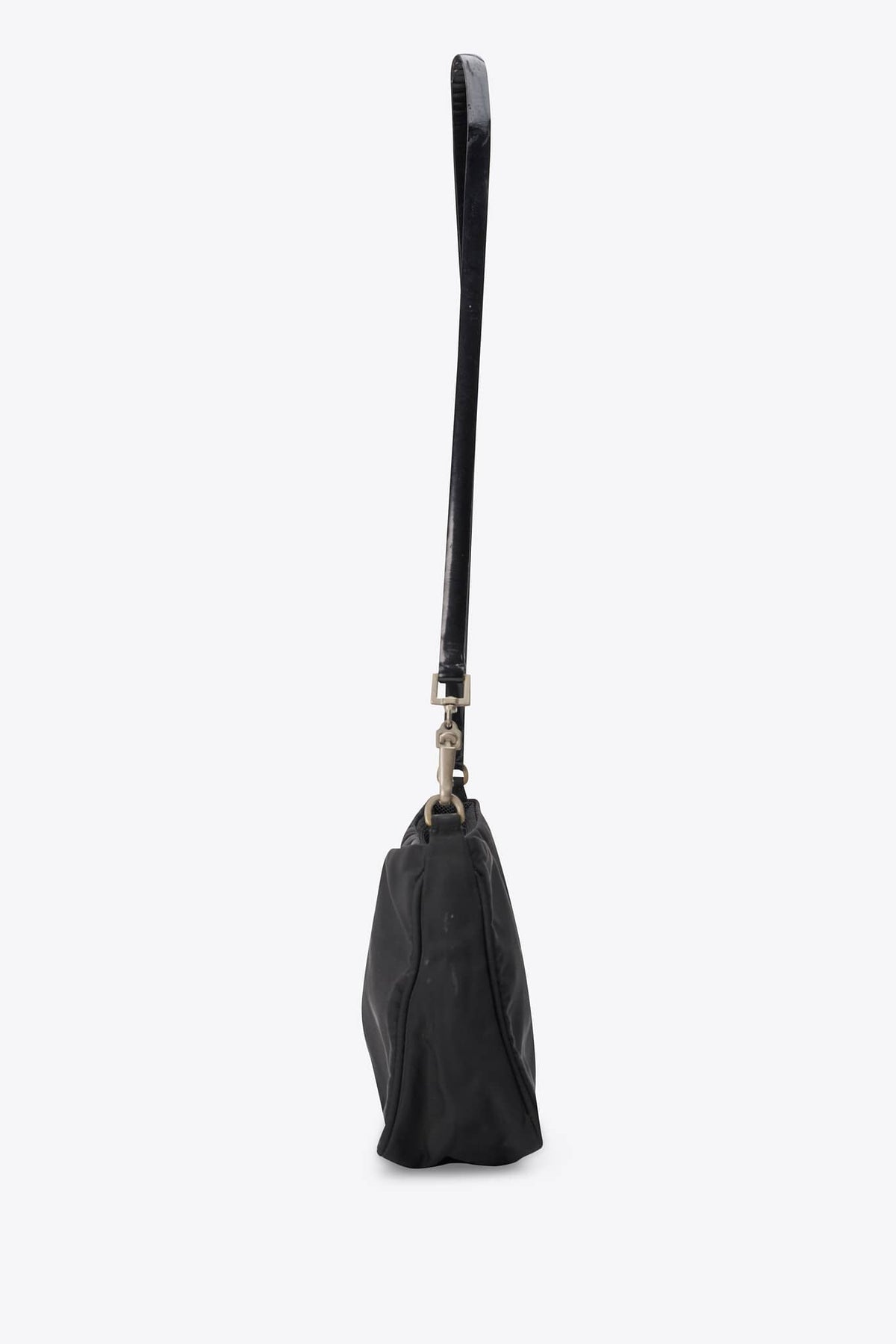 Vintage Prada Black Nylon Shoulder Bag