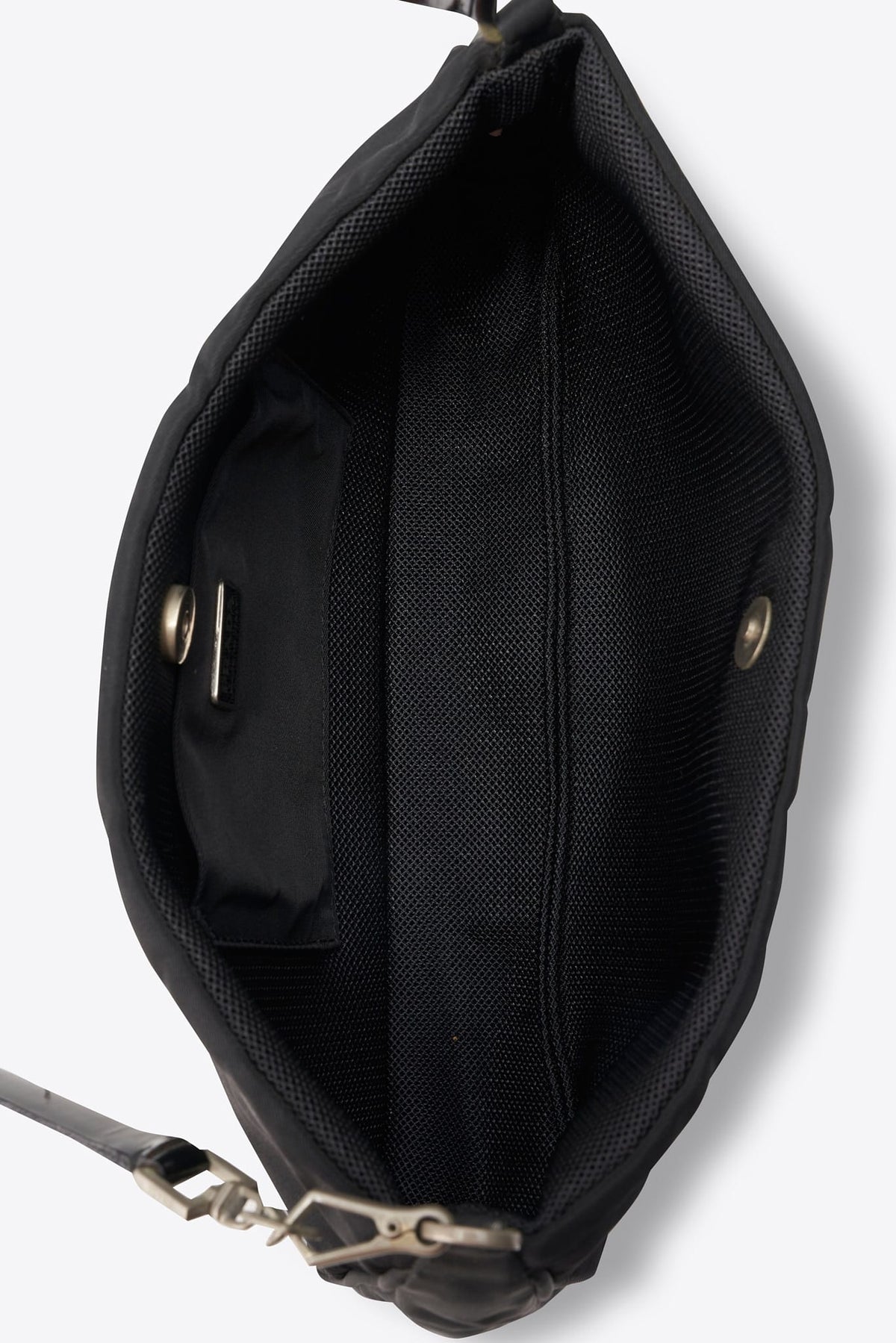 Vintage Prada Black Nylon Shoulder Bag