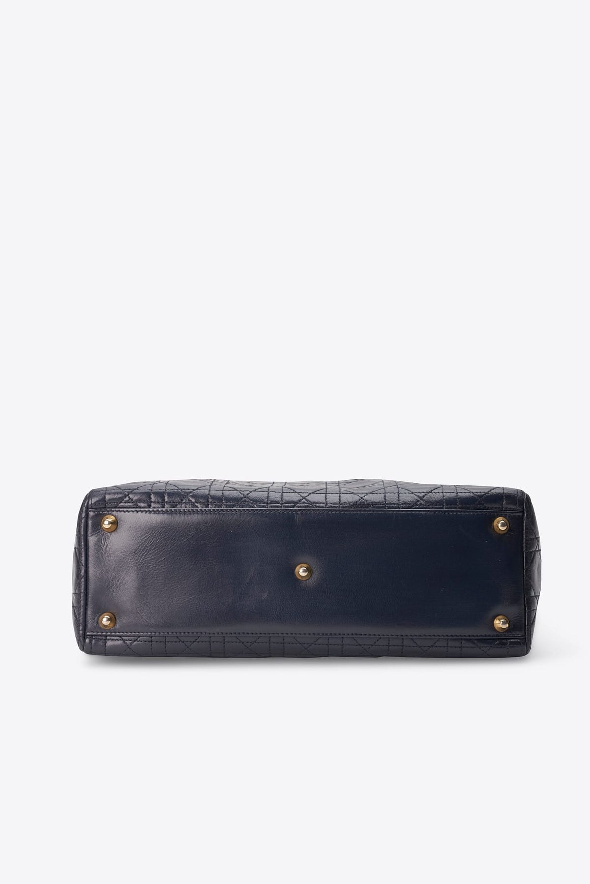 Vintage Dior Lady Dior Navy Cannage Bag
