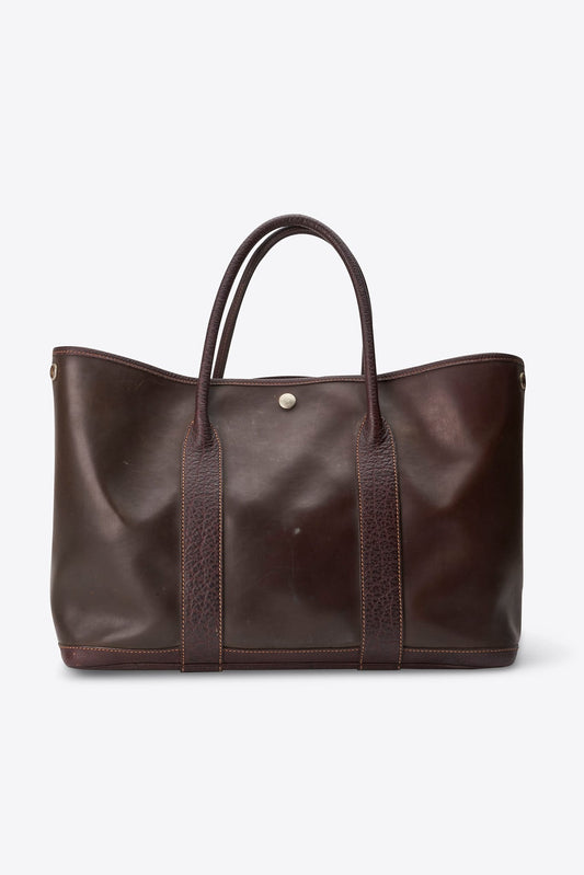 Vintage Hermès Brown Garden Party Leather Tote