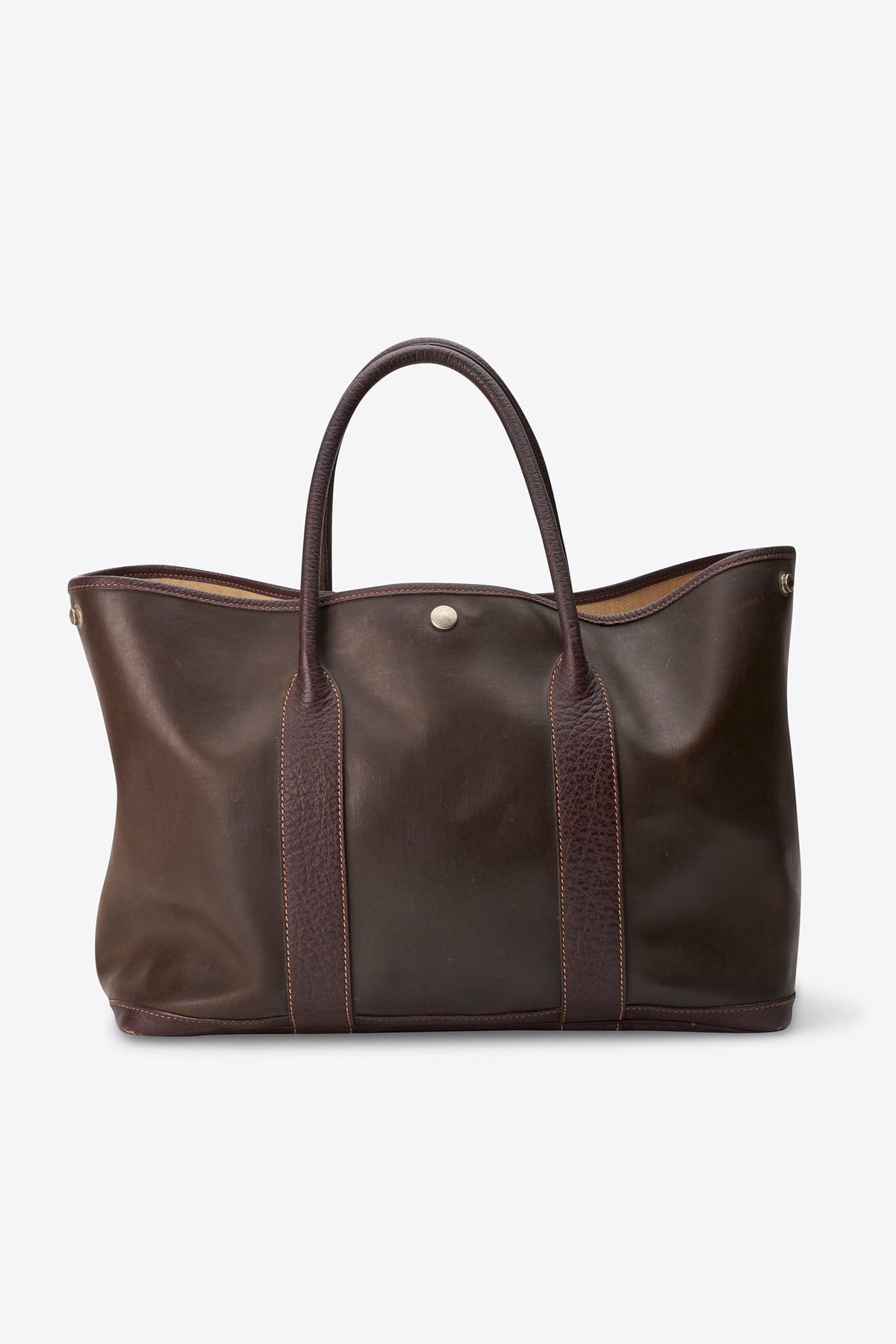 Vintage Hermès Brown Garden Party Leather Tote
