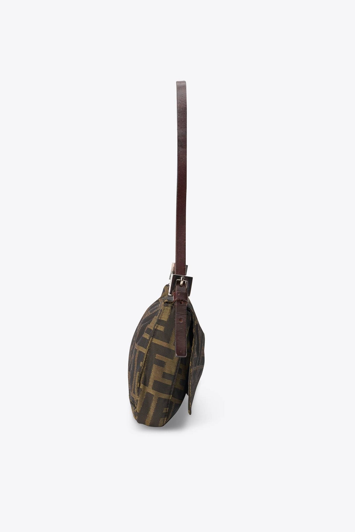 Vintage Fendi Zucca Brown Shoulder Bag