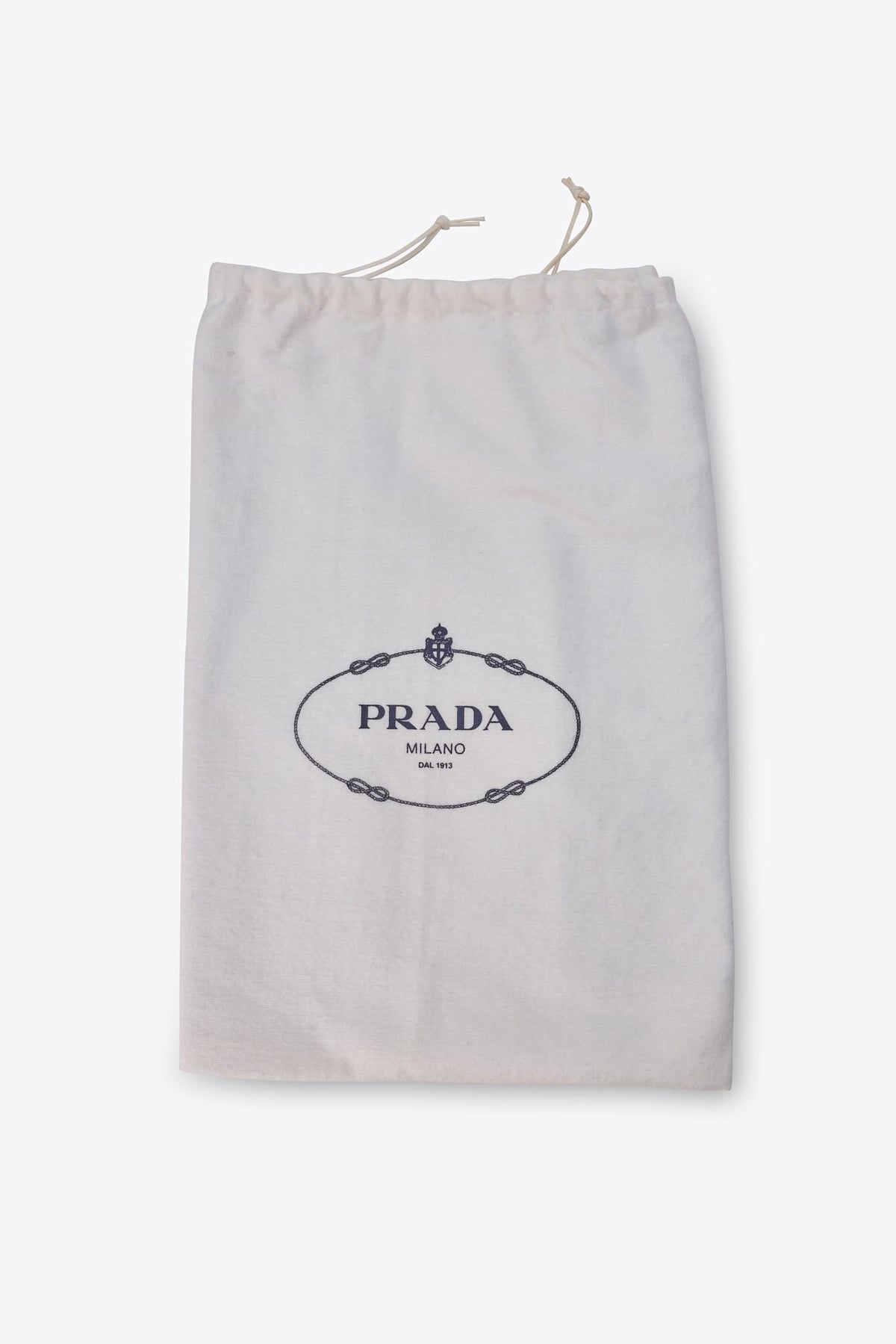 Vintage Prada Black Nylon Shoulder Bag with Contrast Stitching