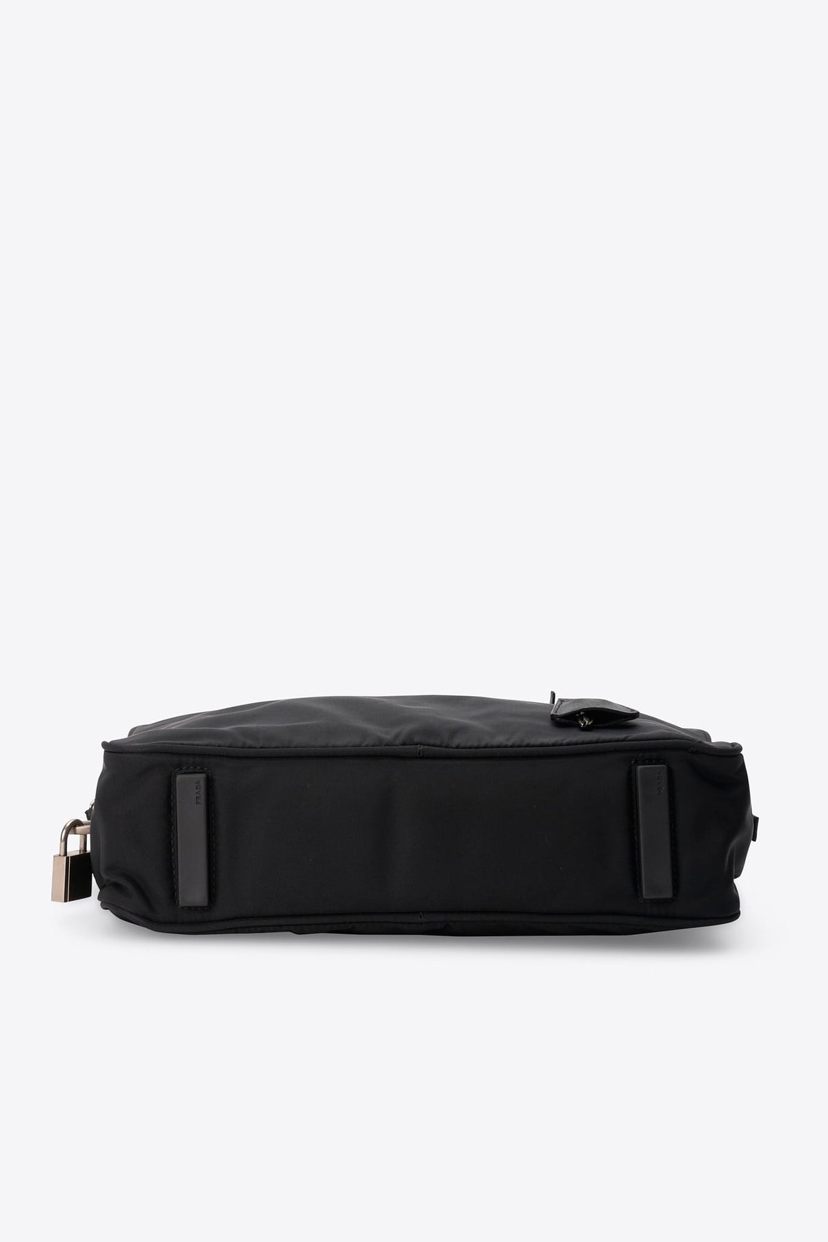 Vintage Prada Black Nylon Shoulder Bag