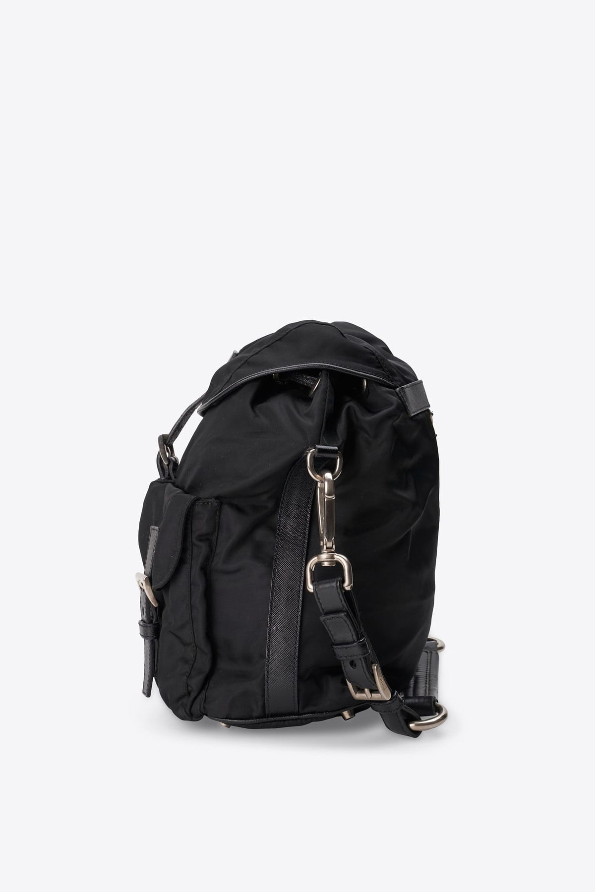 Vintage Prada Black Nylon Shoulder Bag