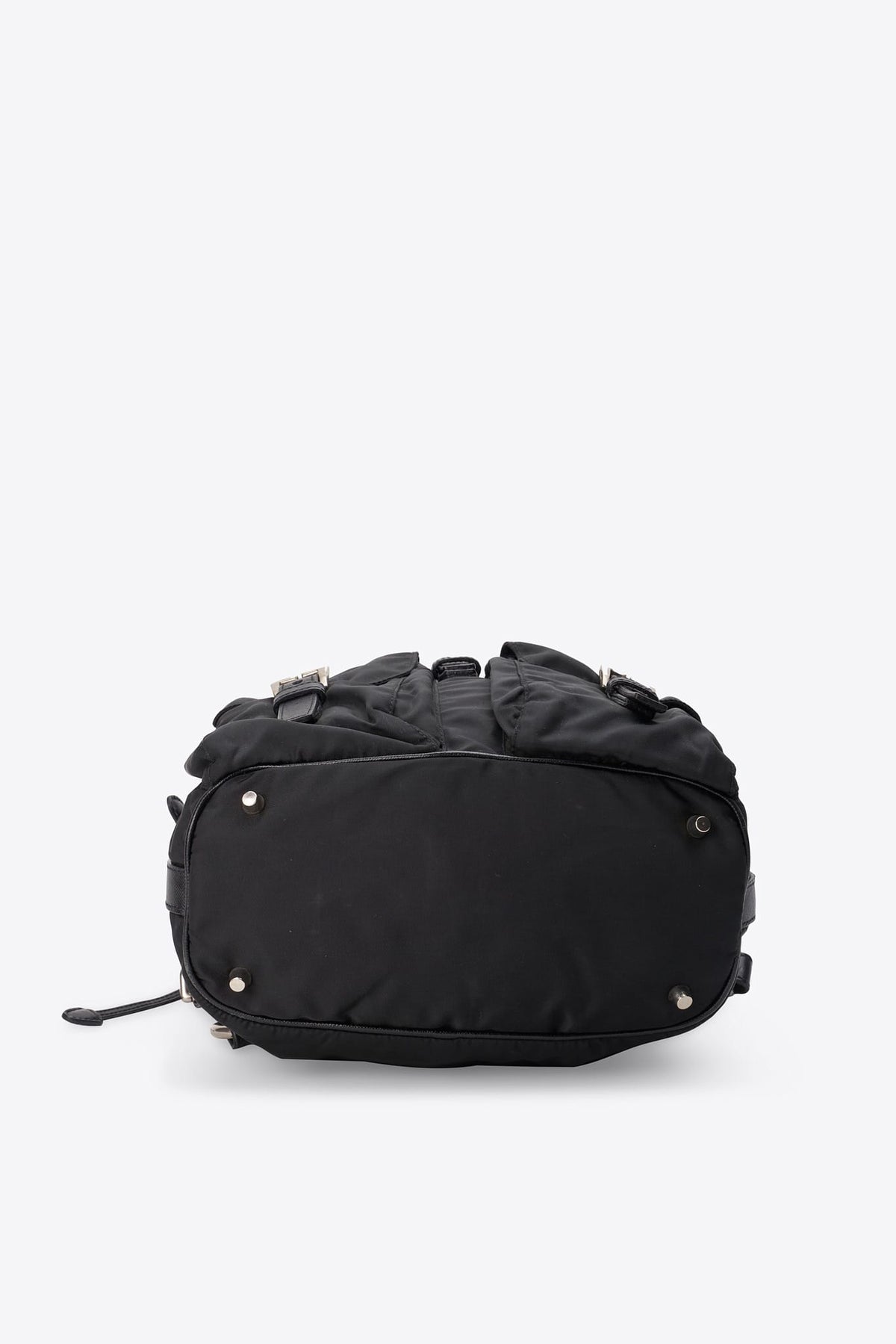 Vintage Prada Black Nylon Shoulder Bag