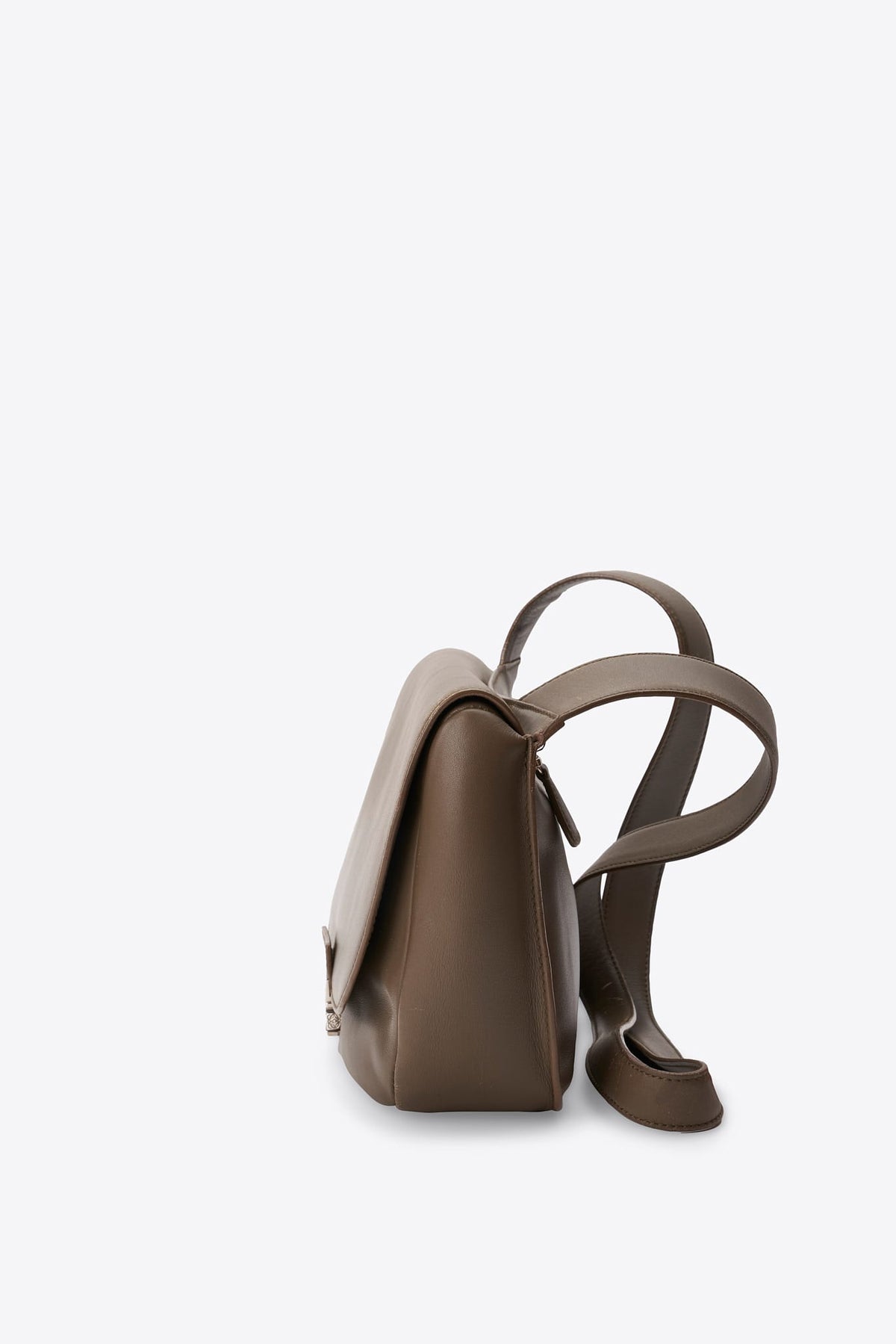 Vintage Loewe Green Leather Crossbody Bag
