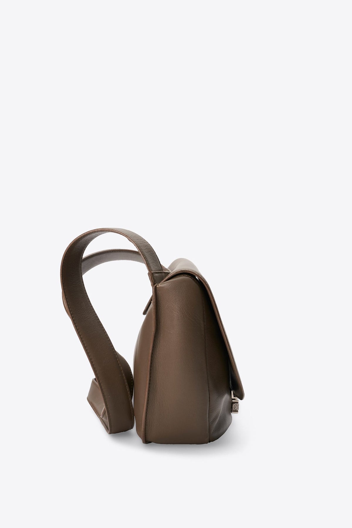 Vintage Loewe Green Leather Crossbody Bag