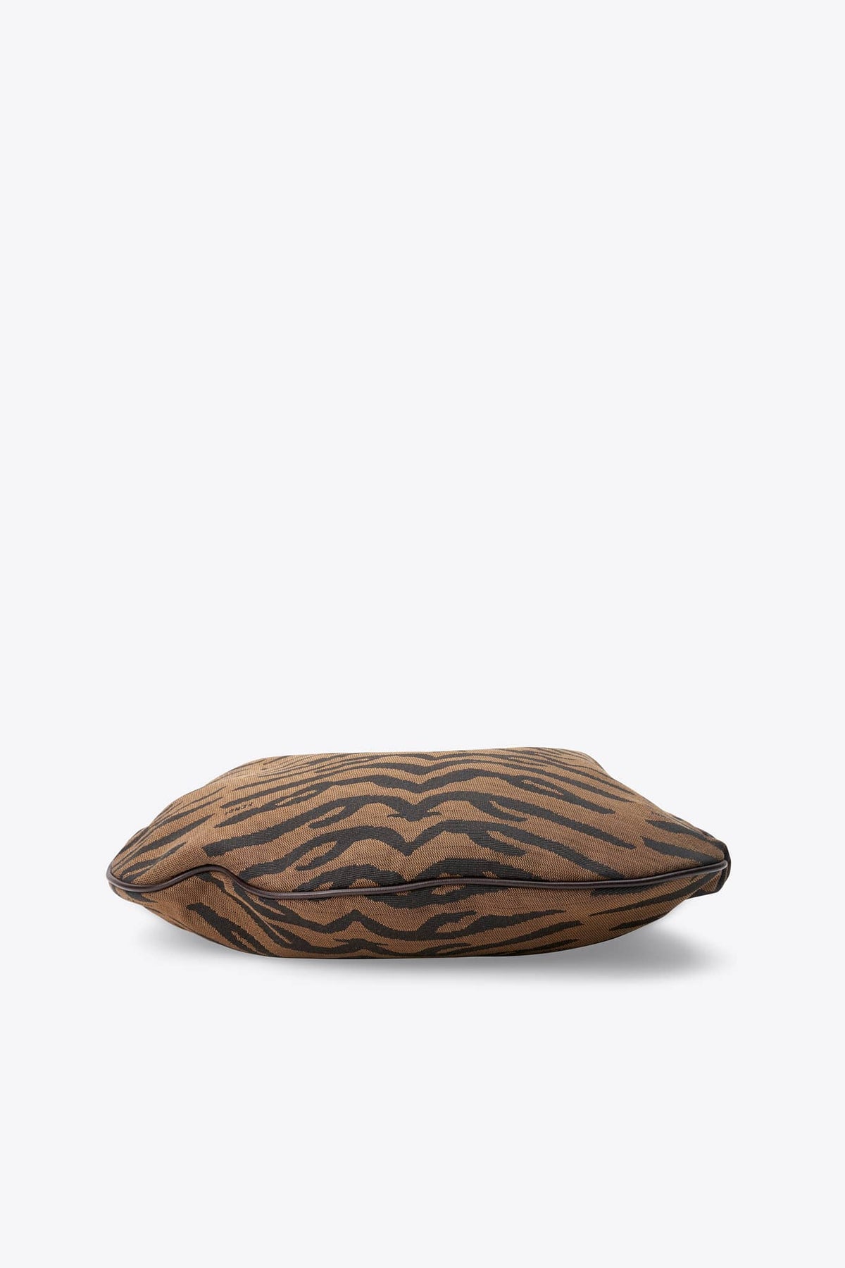 Vintage Fendi Tiger Print Jacquard Hobo Shoulder Bag