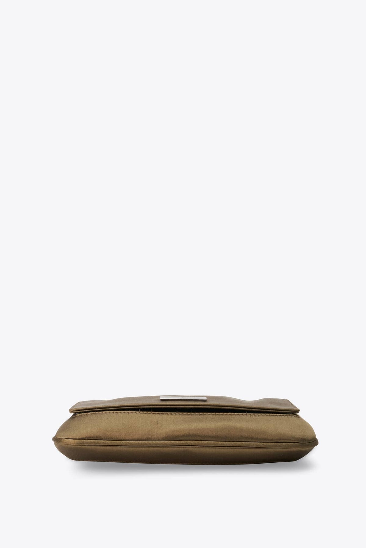 Vintage Gucci Olive Satin Chain Shoulder Bag