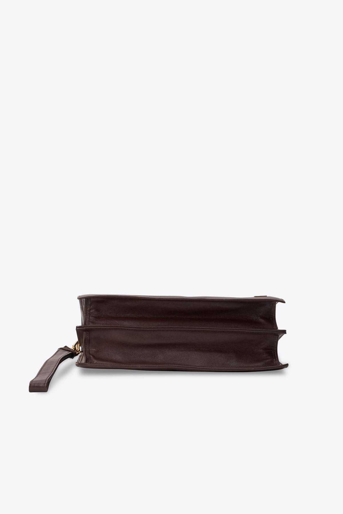 Vintage Celine Burgundy Leather Clutch Bag