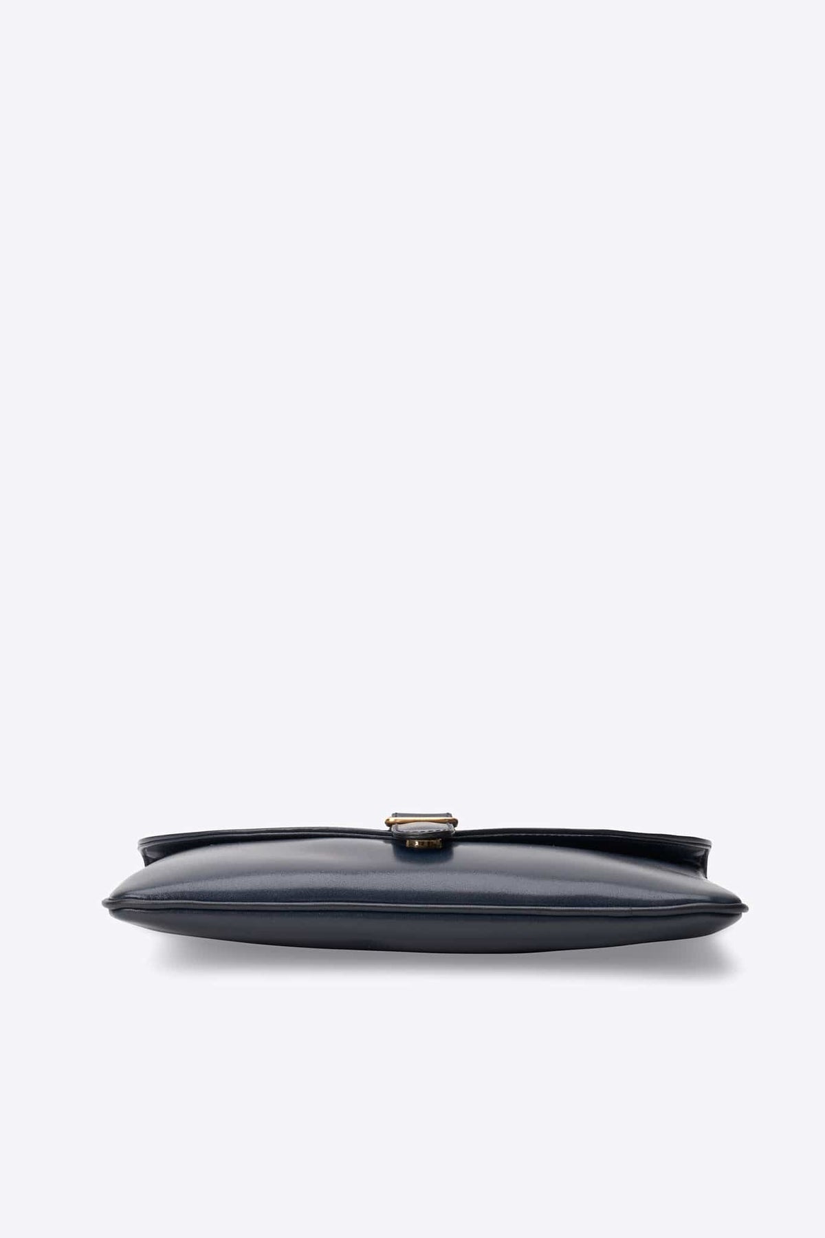 Vintage Celine Navy Leather Clutch Bag