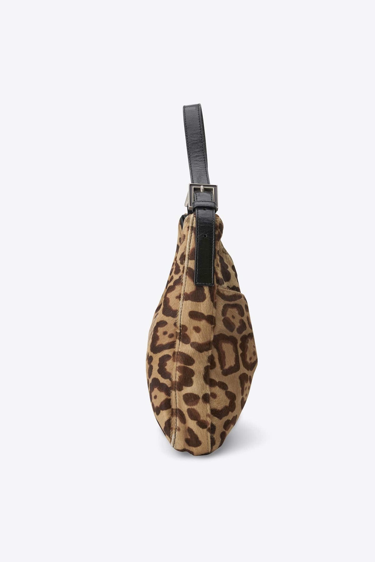 Vintage Fendi Shoulder Bag in Leopard Print Calf Hair