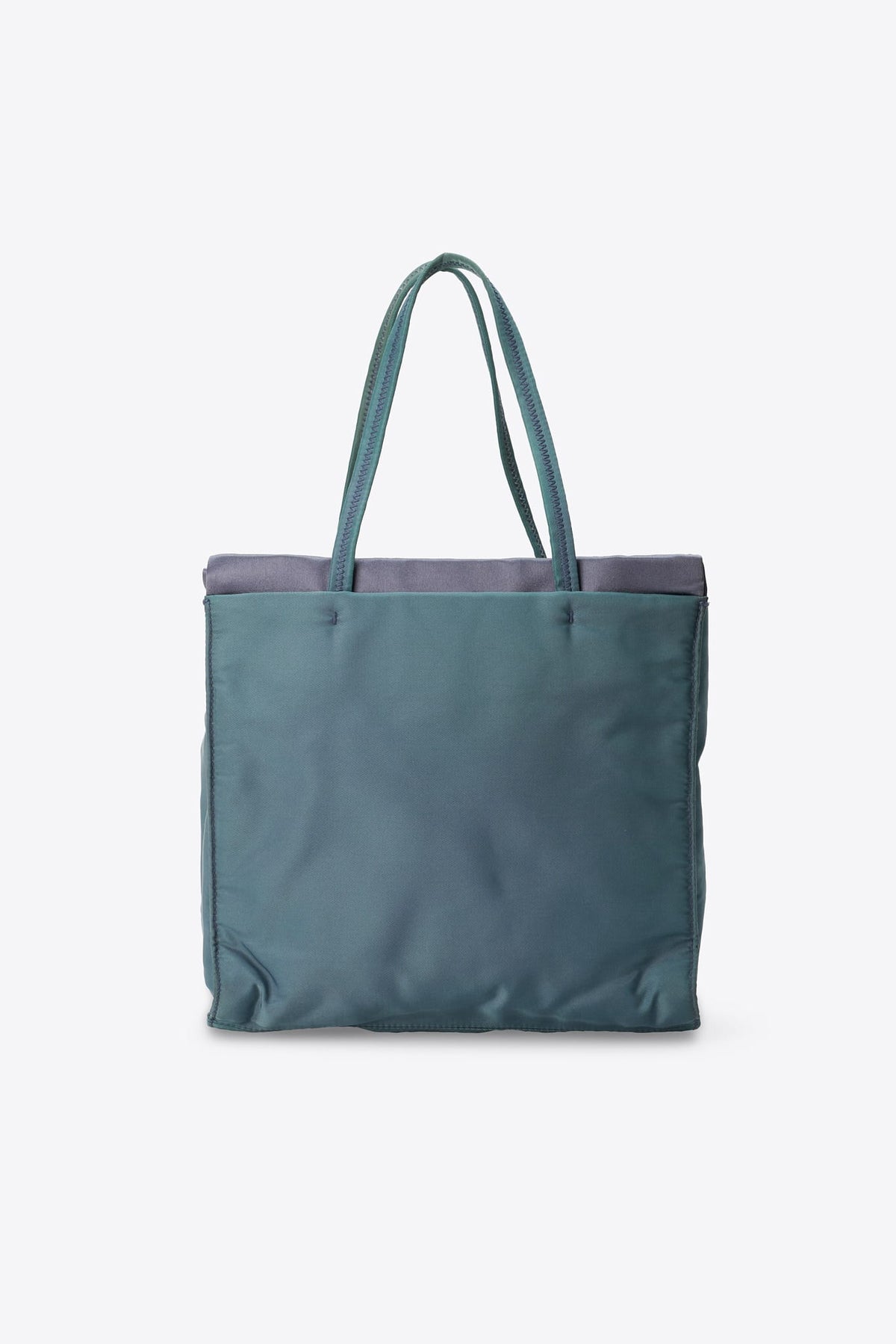 Vintage Prada Teal Nylon Tote Bag