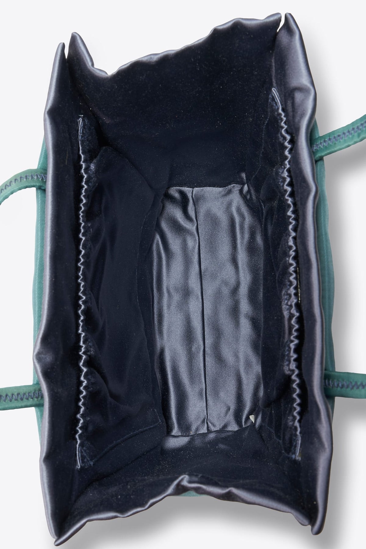 Vintage Prada Teal Nylon Tote Bag