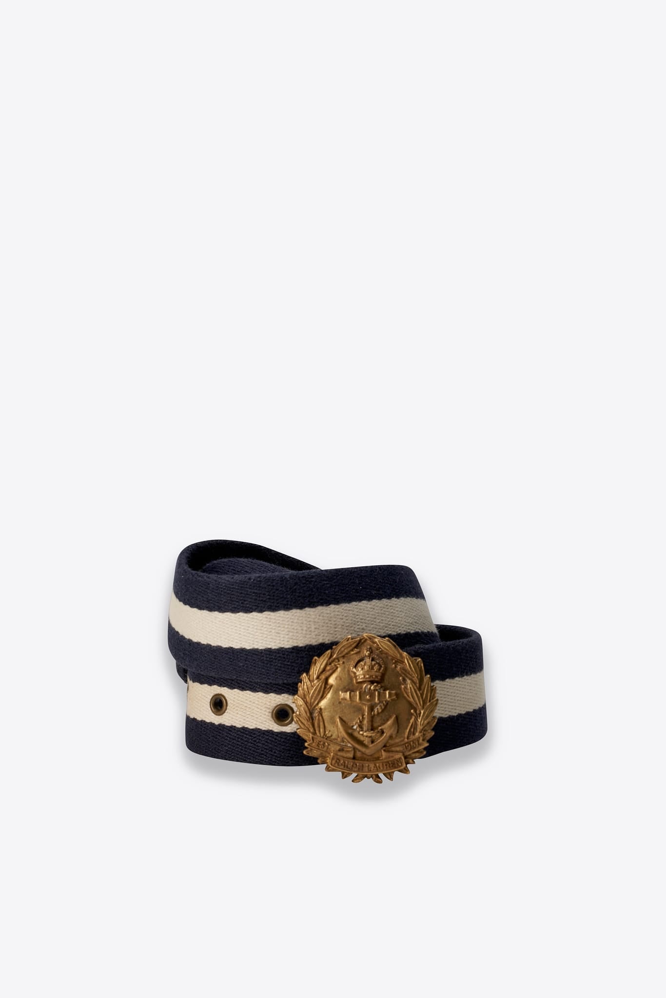 Vintage Ralph Lauren Striped Canvas Belt