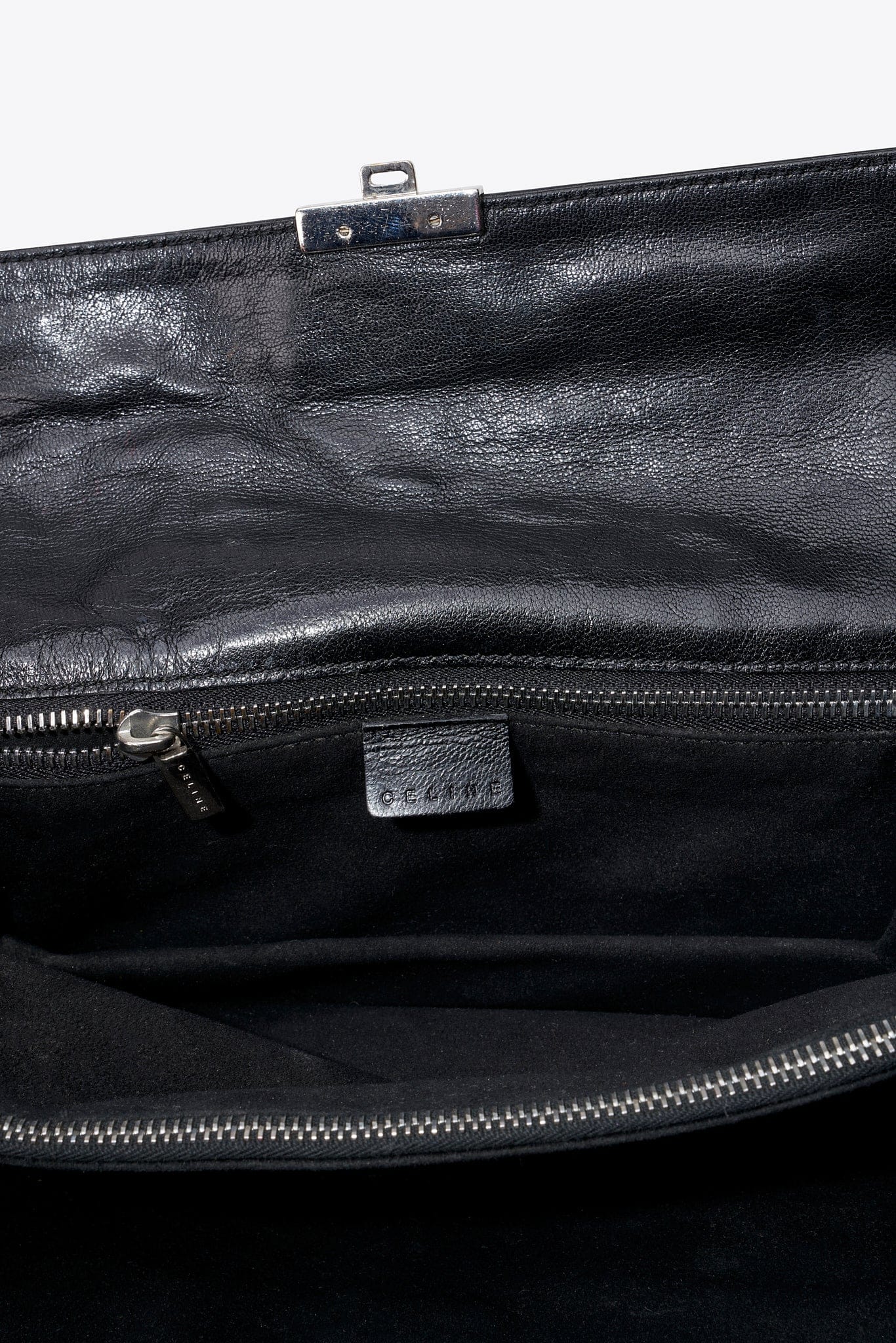 Vintage Céline Leather Shoulder Bag