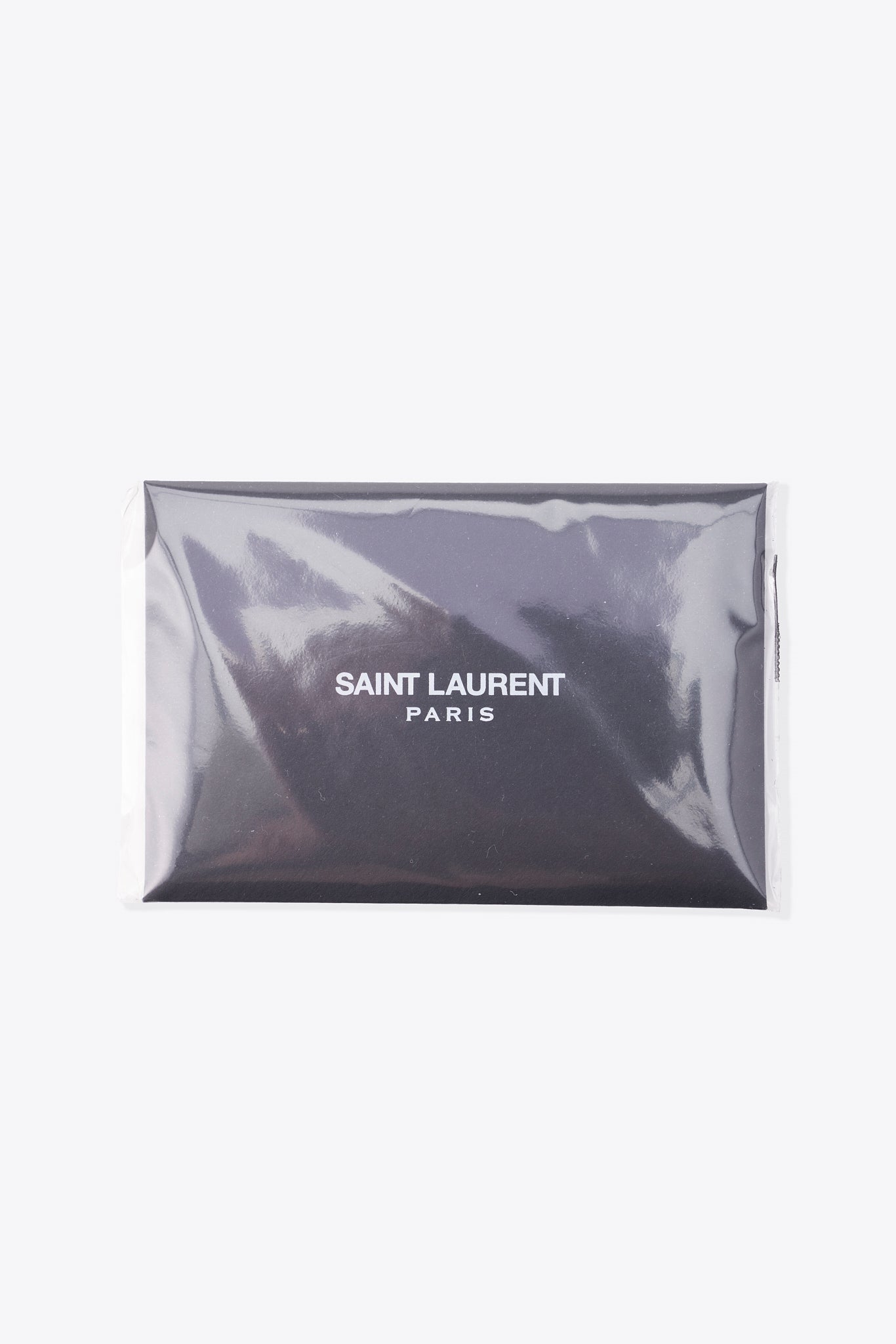 Saint Laurent Niki Medium Chain Bag in Crinkled Black Leather