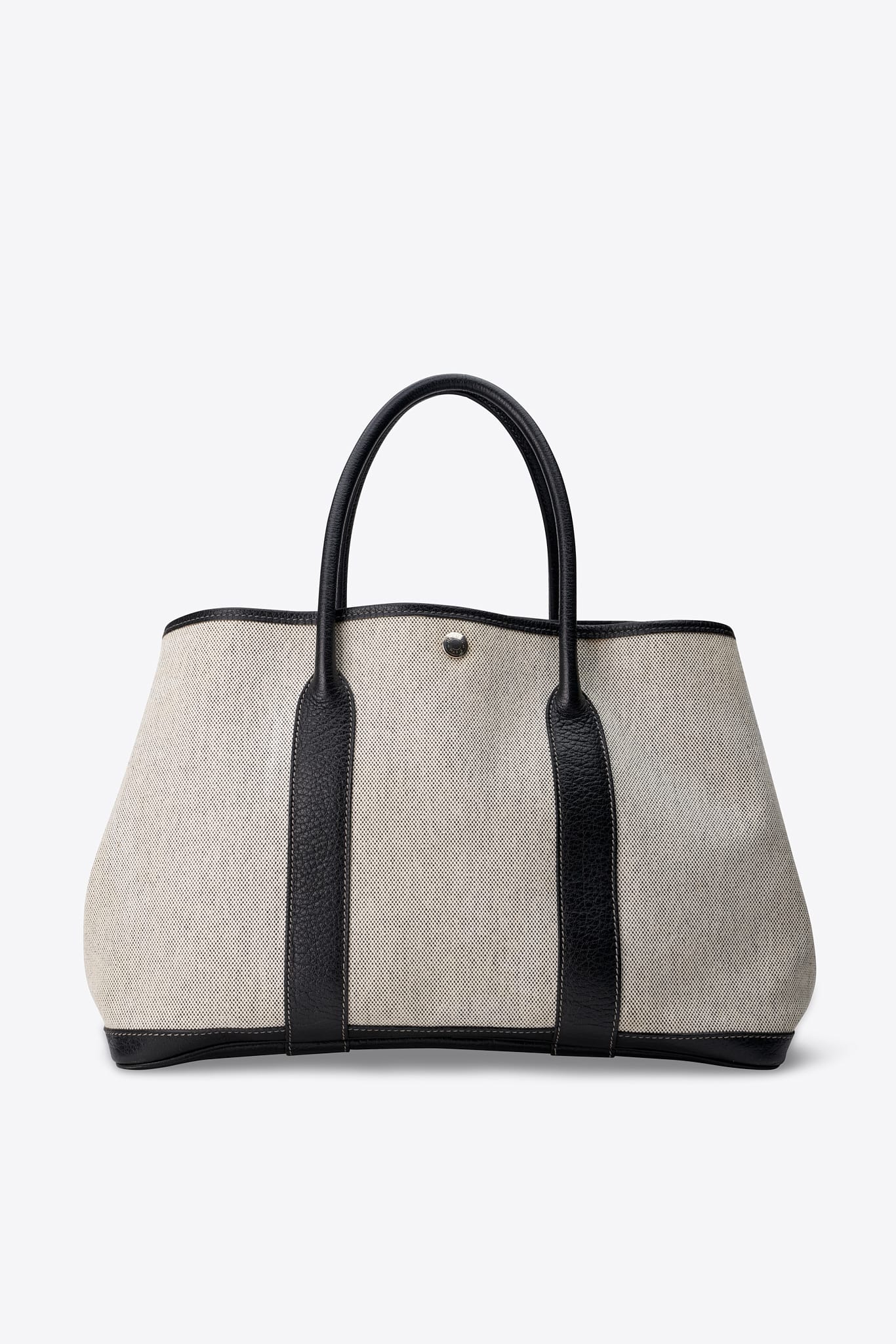 Hermès Garden Party Canvas and Leather Tote Bag