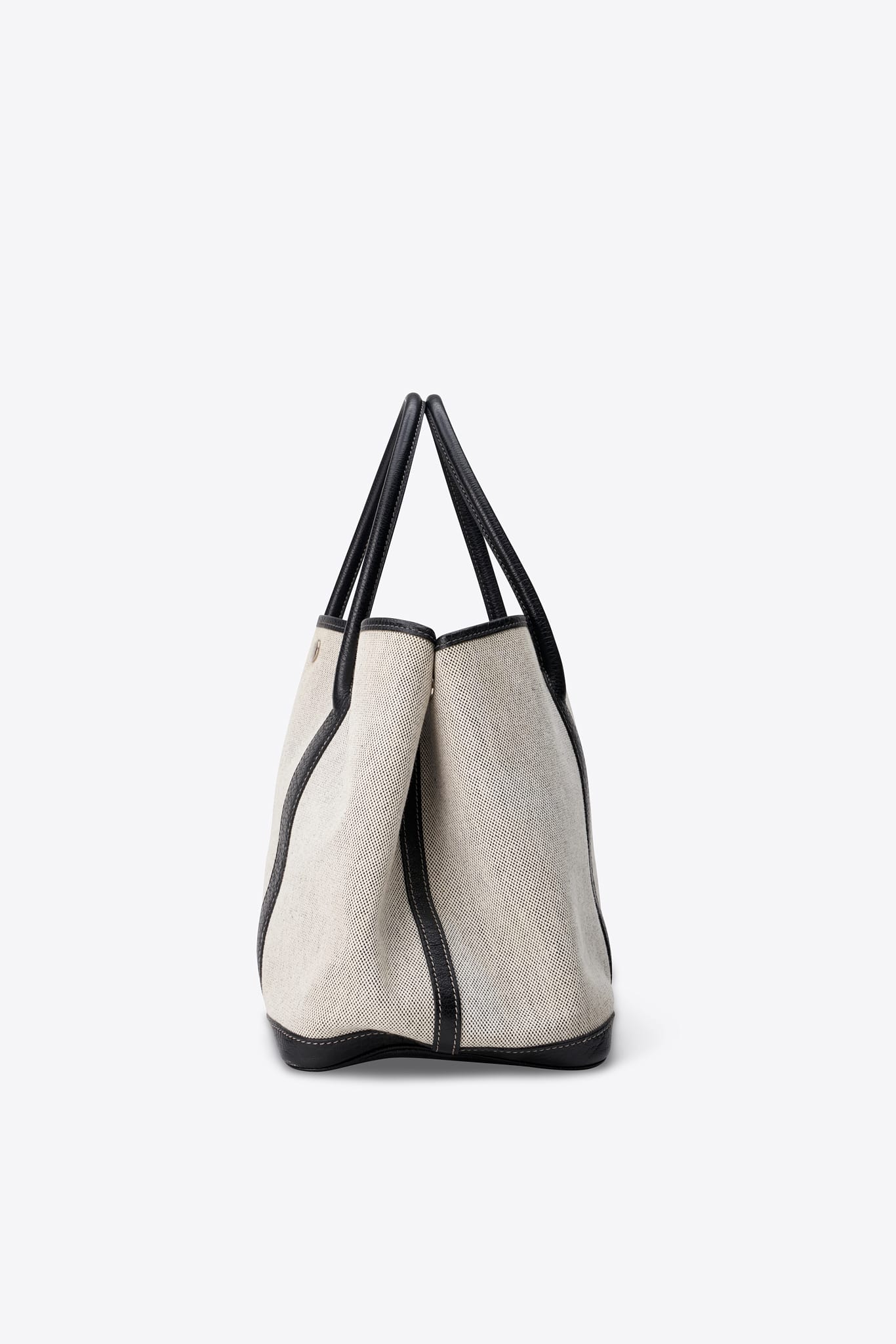 Hermès Garden Party Canvas and Leather Tote Bag