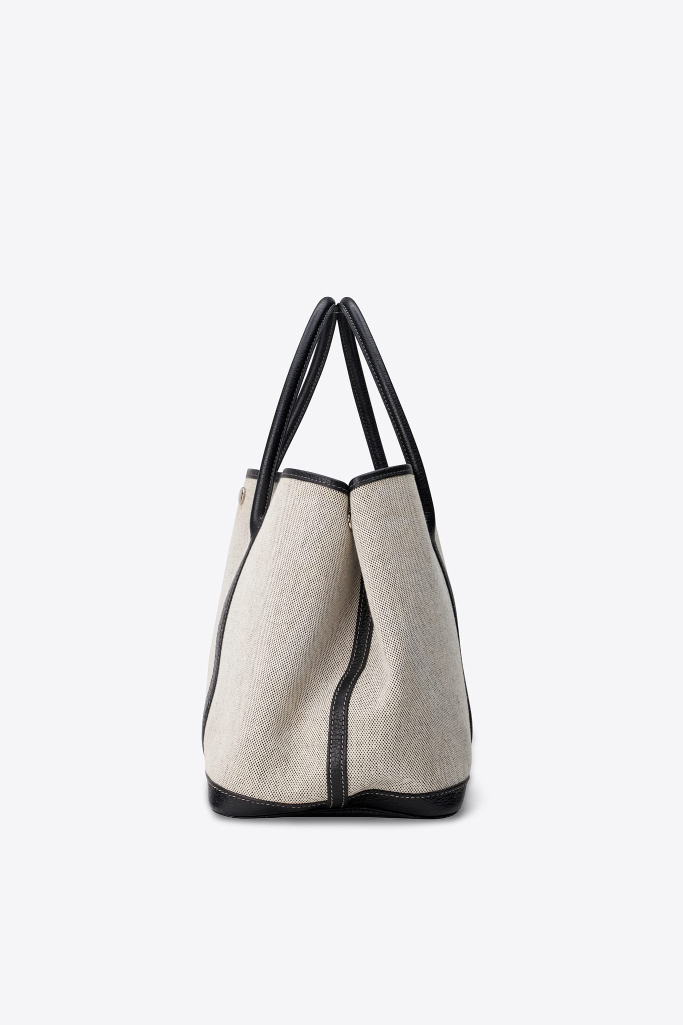 Hermès Garden Party Canvas and Leather Tote Bag