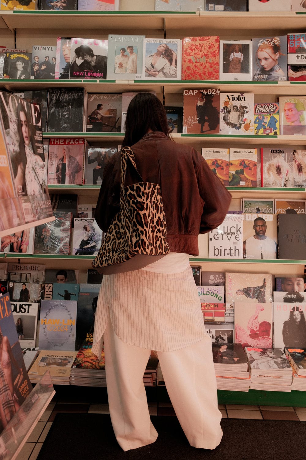 The Iris Tote in Leopard Printed Calf Hair - PRE ORDER END NOVEMBER DELIVERY