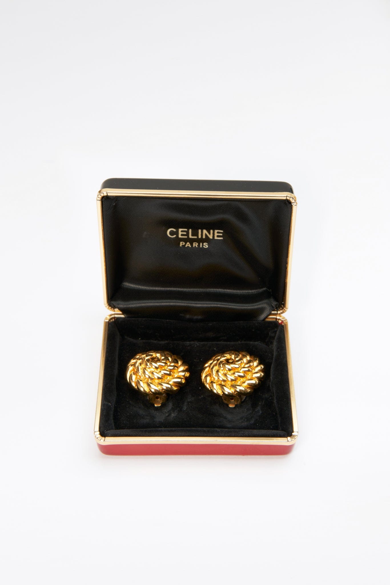 Vintage Gold Celine Earrings