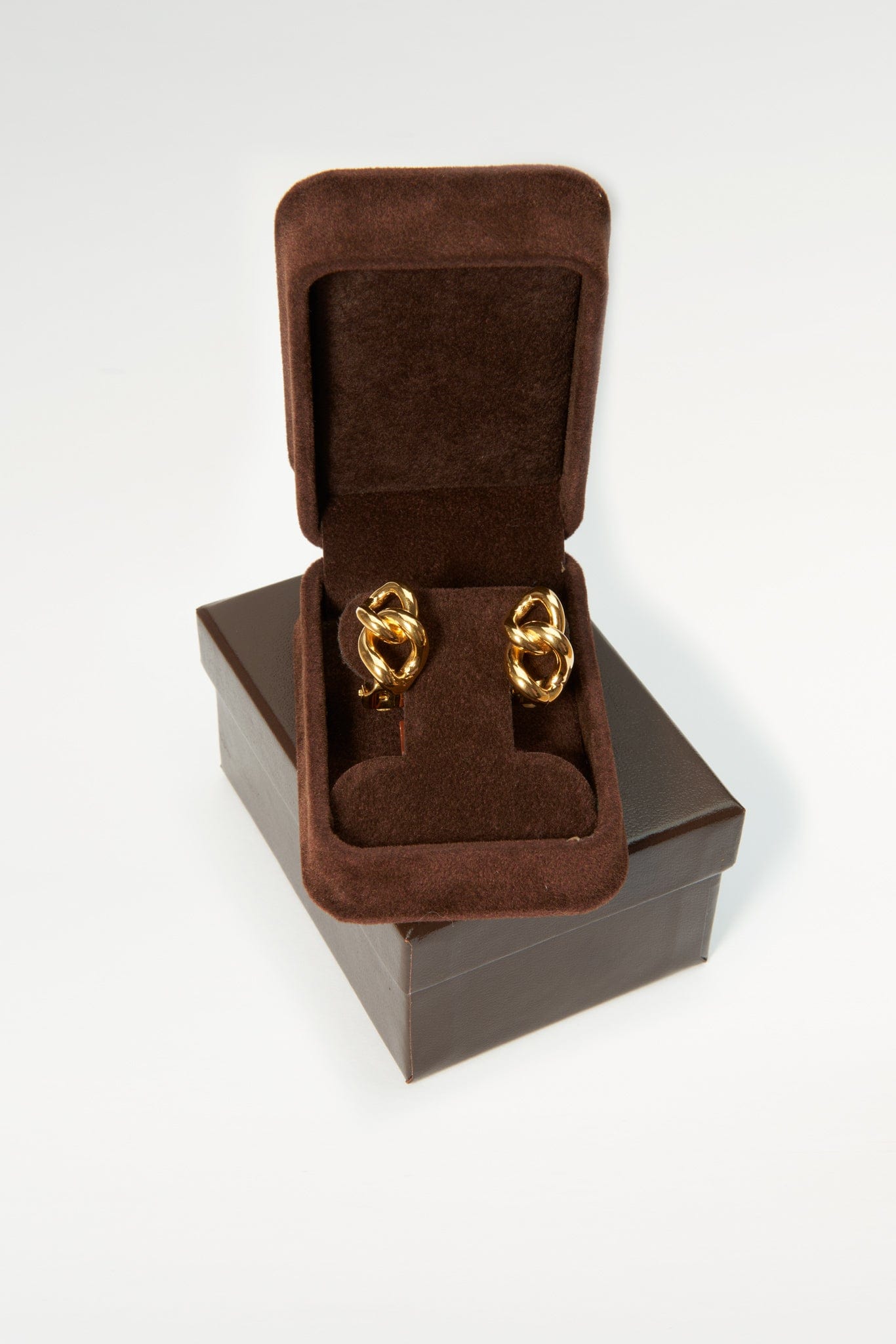 Vintage Gold Celine Chain Earrings