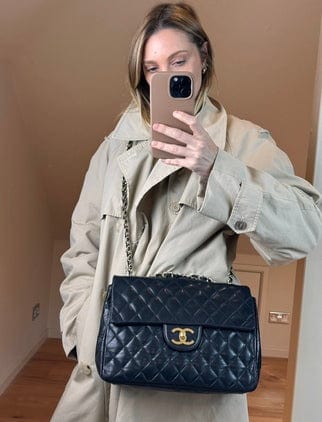 Vintage Chanel Quilted Flap Bag – 24k Gold Plated Hardware