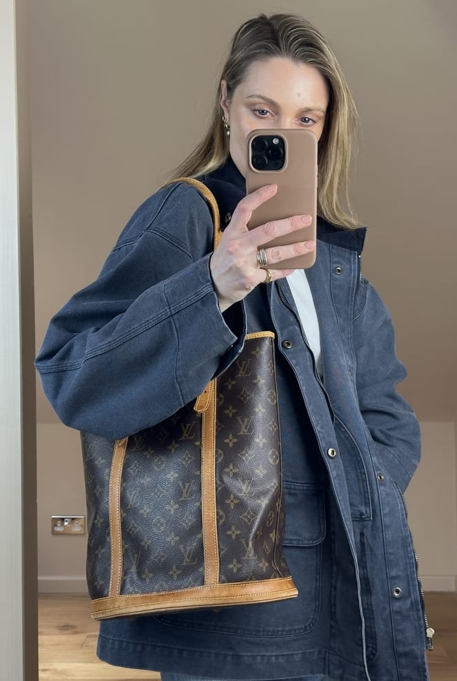 Vintage Louis Vuitton Monogram Canvas Bucket Tote