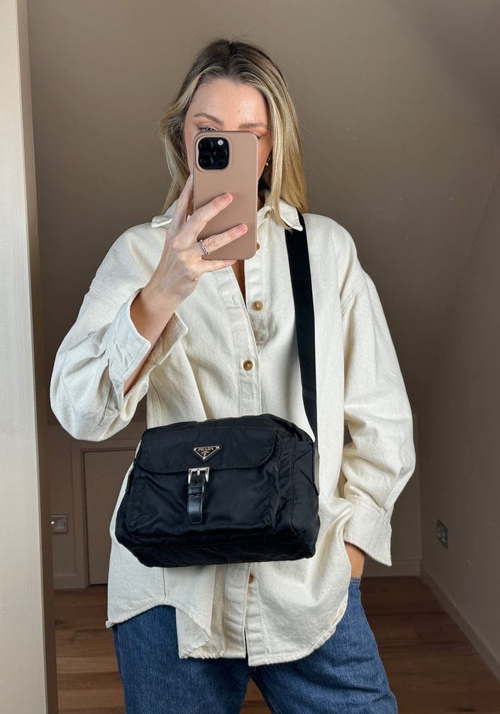 Small prada nylon crossbody bag Clearance