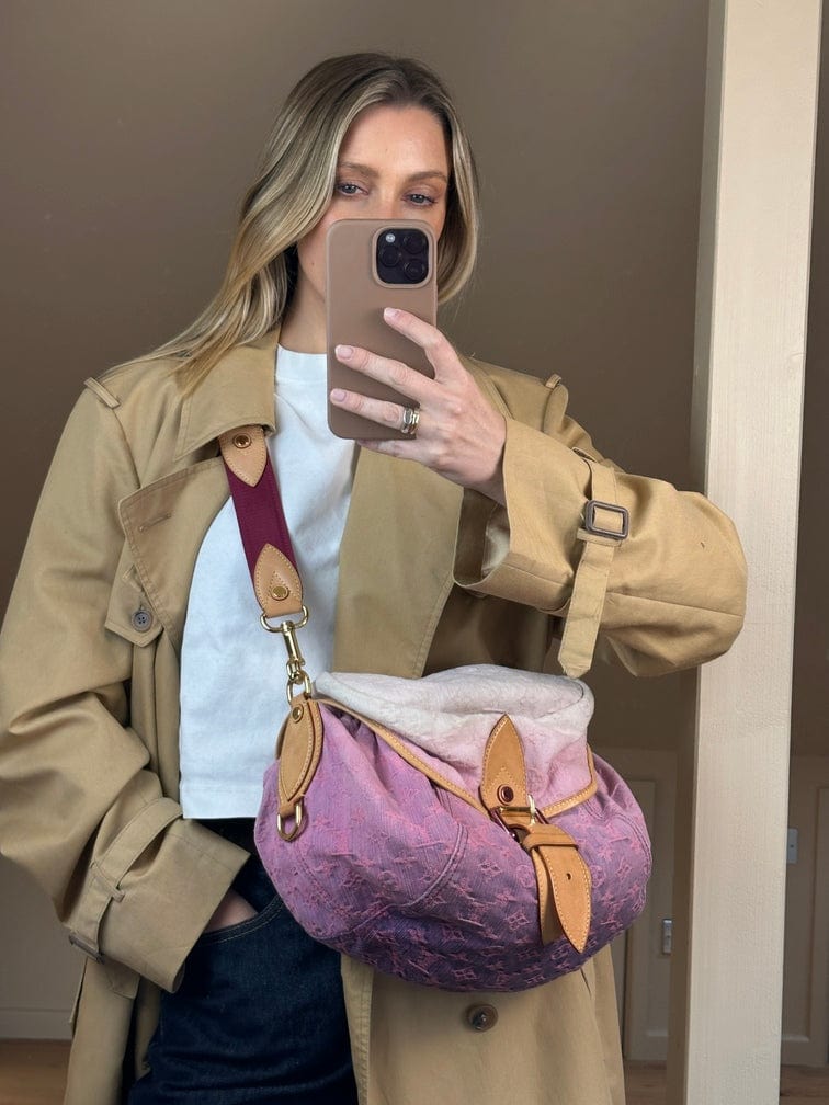 Louis Vuitton Neverfull MM Tote Bag in tela monogramma marrone