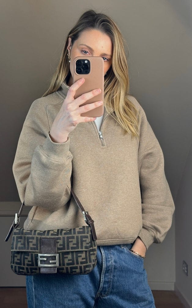 Vintage Fendi Zucca Baguette Bag