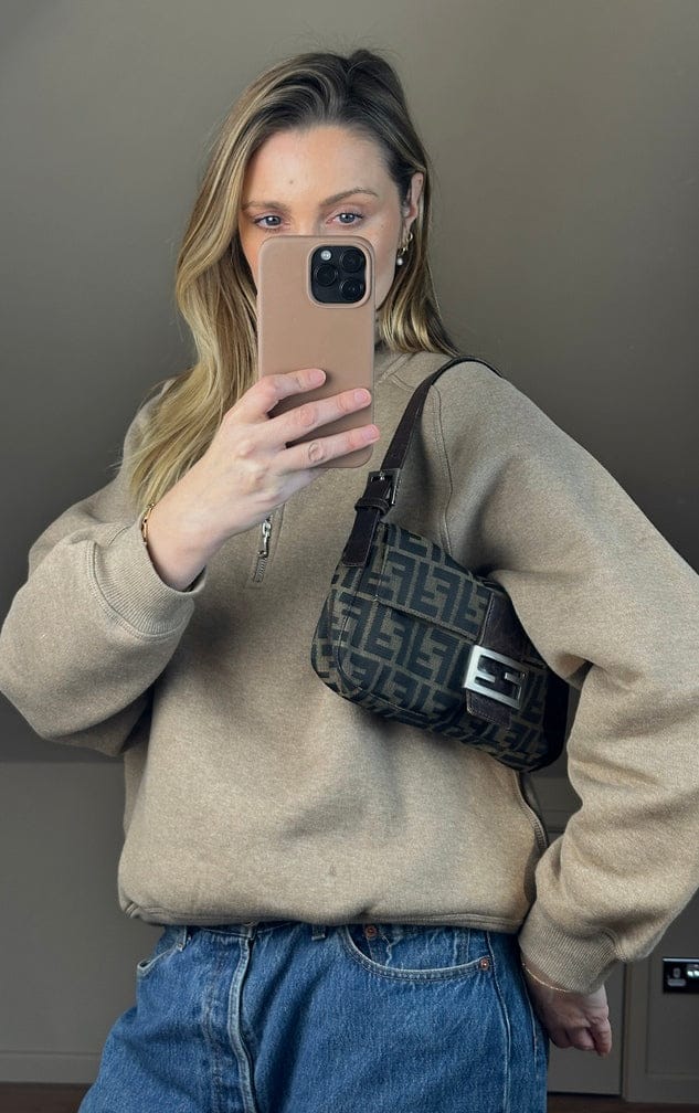 Vintage Fendi Zucca Baguette Bag