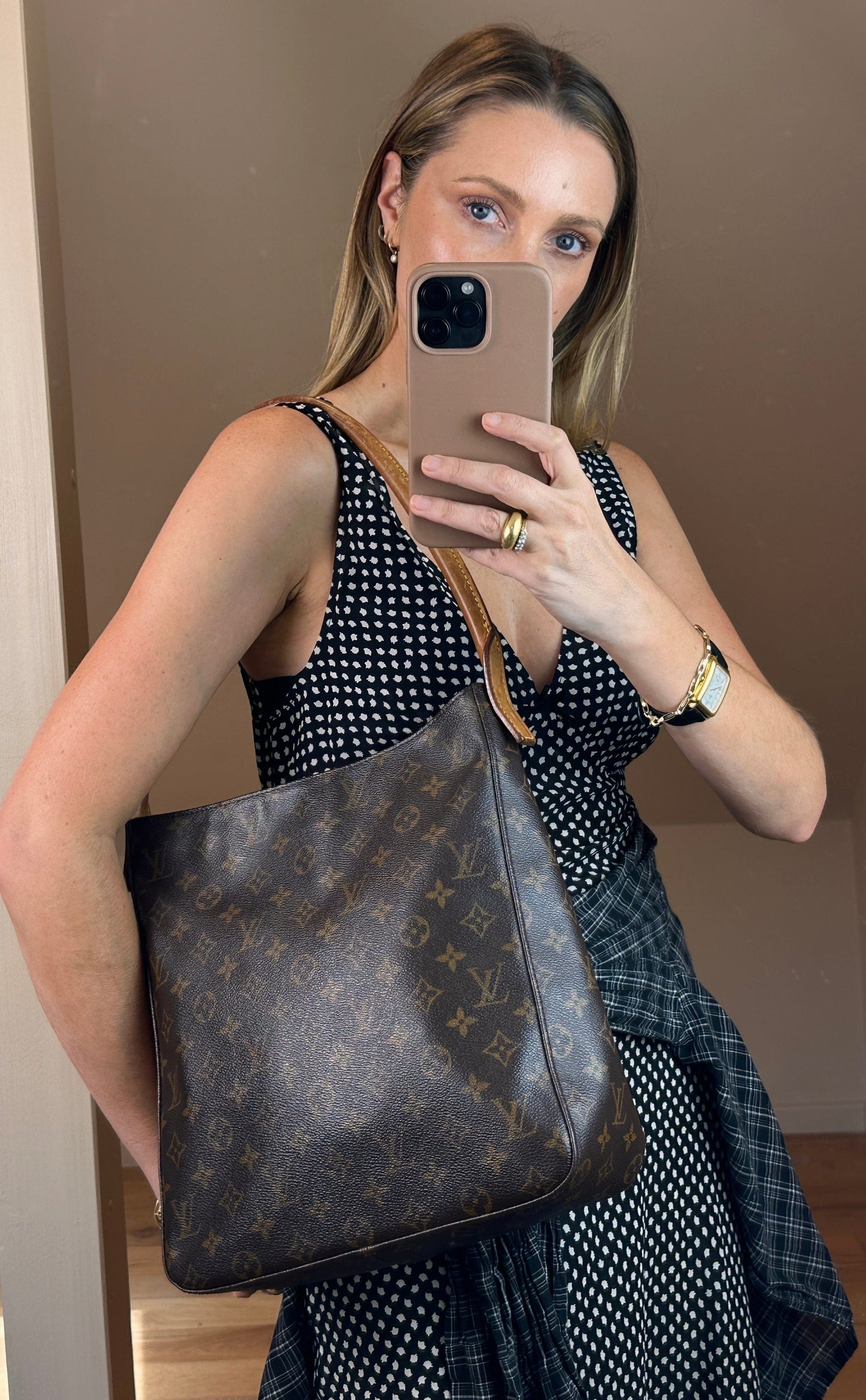 Louis Vuitton Monogram Looping Tote Bag