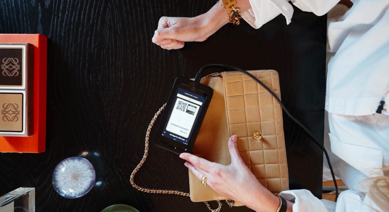 Entrupy online certificate of authentication