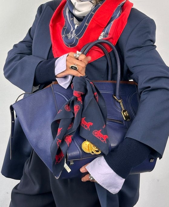 Céline Phantom Luggage Tote in Blue