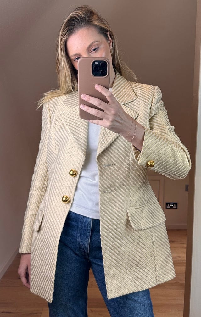 Vintage Celine Paris Textured Blazer Size 40