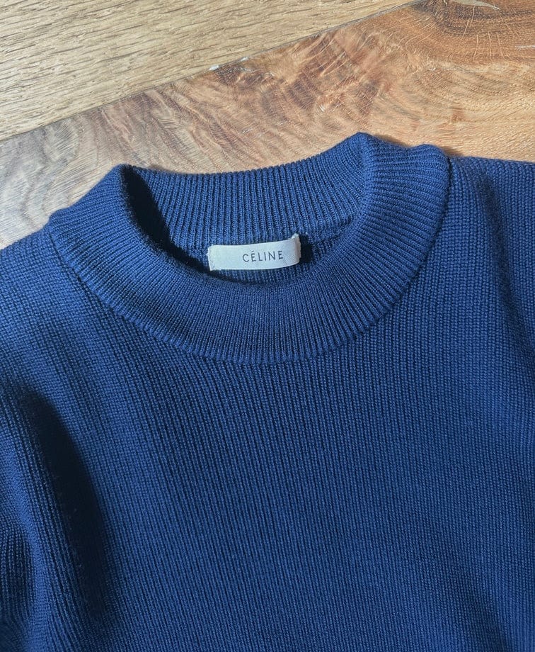 Céline by Phoebe Philo Navy Knitted Jumper