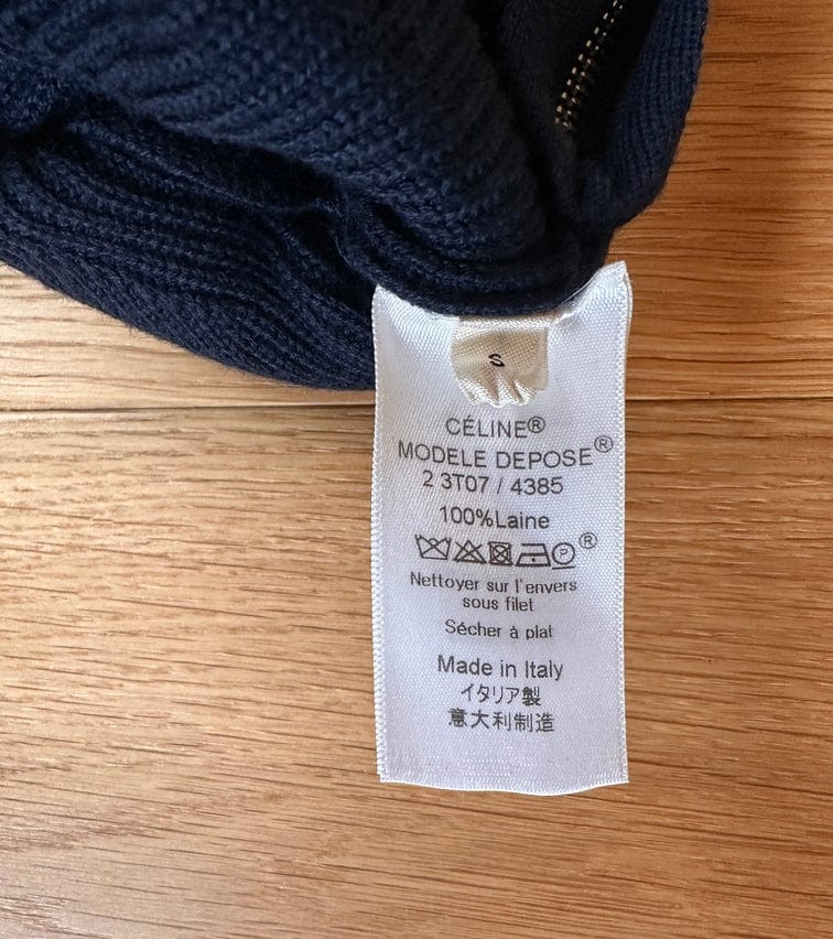 Céline by Phoebe Philo Navy Knitted Jumper