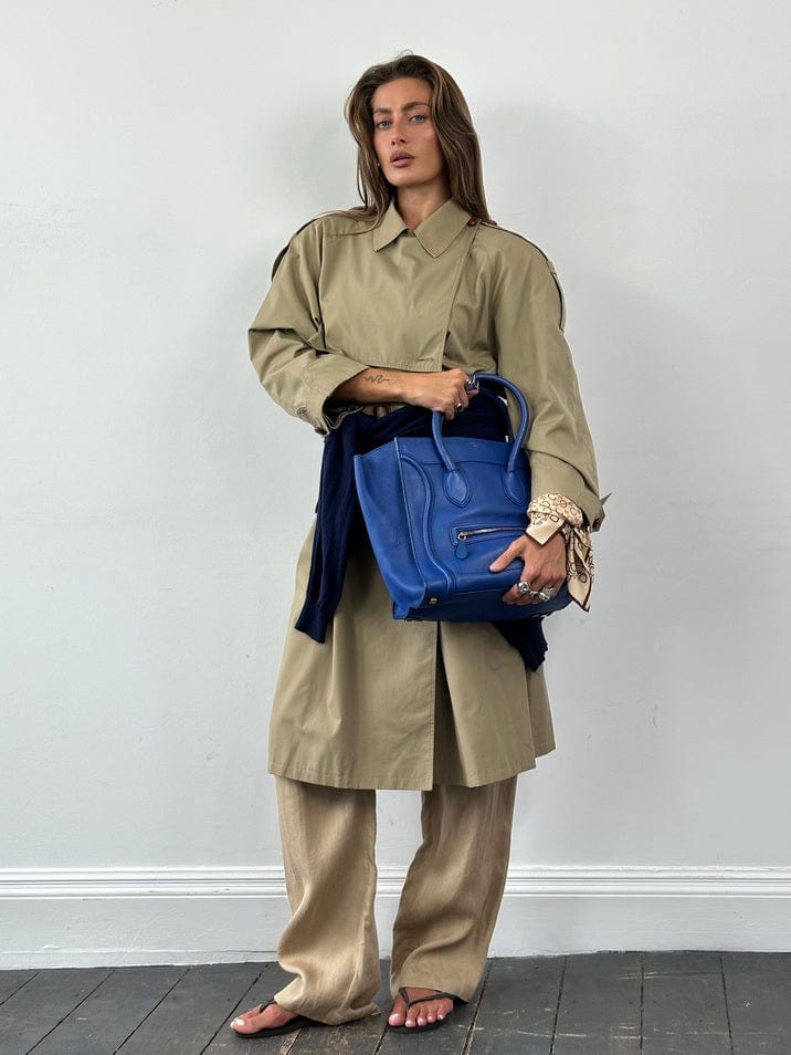 Céline Phantom Luggage Tote in Cobalt Blue