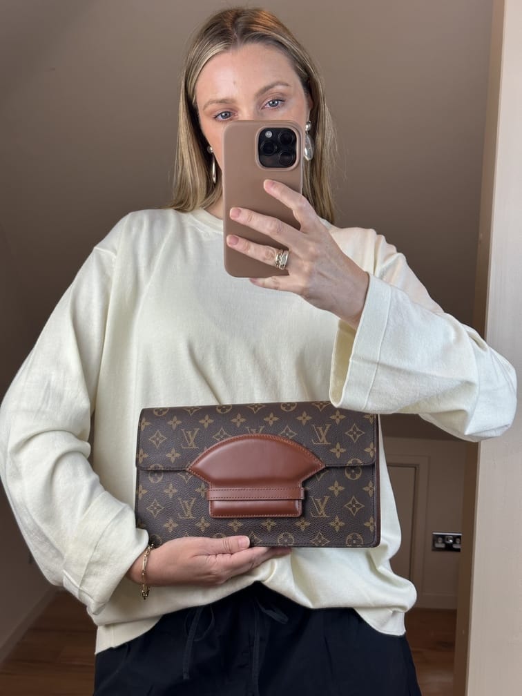 Vintage Louis Vuitton Monogram Chaillot Clutch Bag