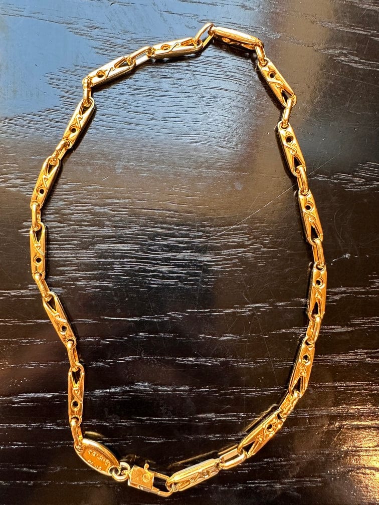 Vintage Celine Gold-Tone Link Necklace